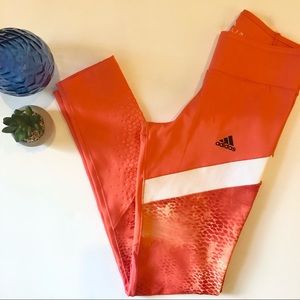 Adidas Climalite 7/8 Leggings Nectar Pattern